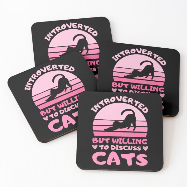 Item preview, Introverted But Willing To Discuss Cats Funny Gifts For Cat Lover Introvert designed and sold by nquestiaa.