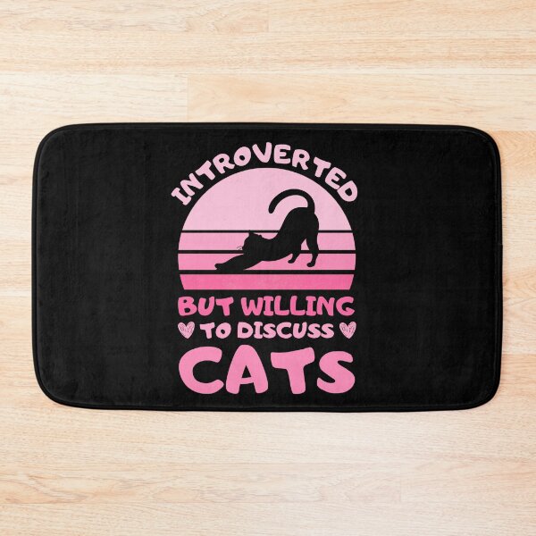 Item preview, Introverted But Willing To Discuss Cats Funny Gifts For Cat Lover Introvert designed and sold by nquestiaa.