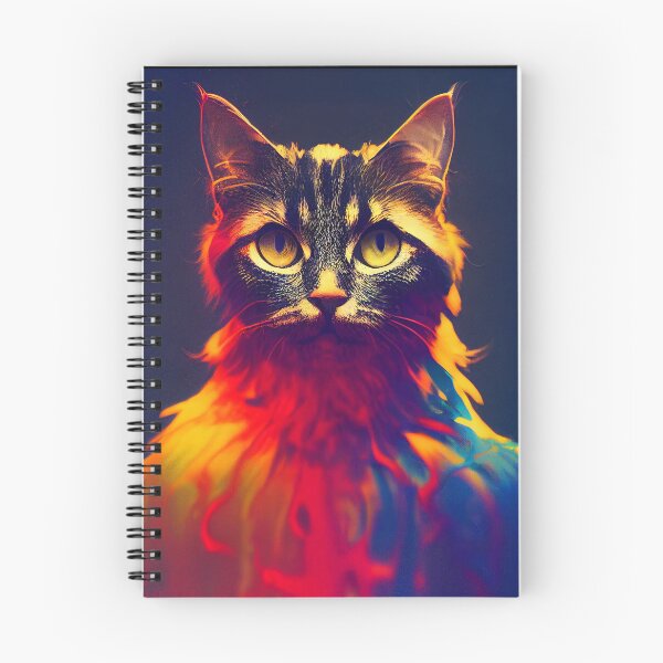 Item preview, Colorful Cat designed and sold by Mystikos Art.