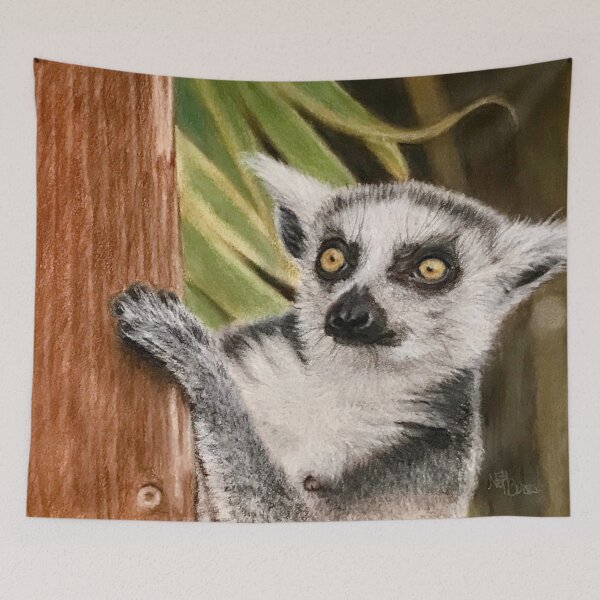 Item preview, Cute primate lemur from Madagascar designed and sold by NathBros.