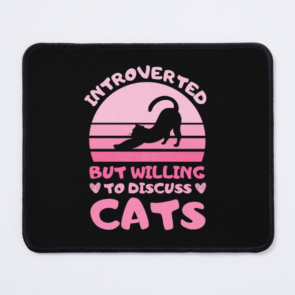 Item preview, Introverted But Willing To Discuss Cats Funny Gifts For Cat Lover Introvert designed and sold by nquestiaa.