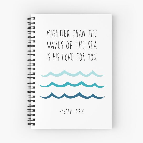 Item preview, Mightier than the waves of the sea, Psalm 93:4 designed and sold by aenaonartwork.