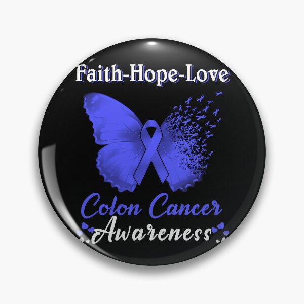 Item preview, Faith Hope Love Butterfly Colon Cancer Awareness designed and sold by Gillosina.