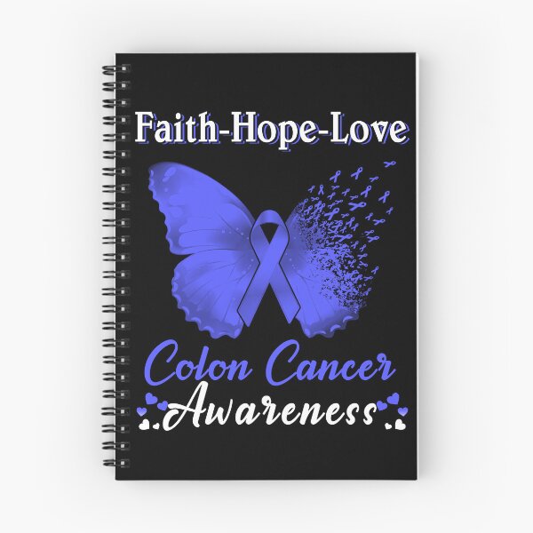 Item preview, Faith Hope Love Butterfly Colon Cancer Awareness designed and sold by Gillosina.