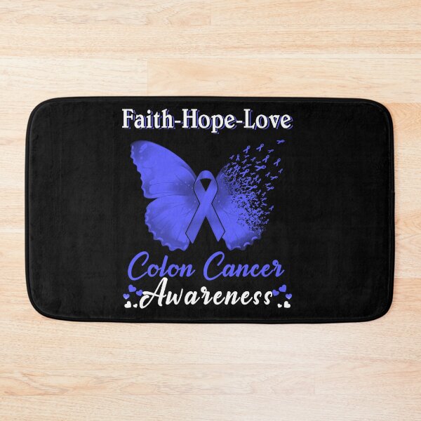 Item preview, Faith Hope Love Butterfly Colon Cancer Awareness designed and sold by Gillosina.