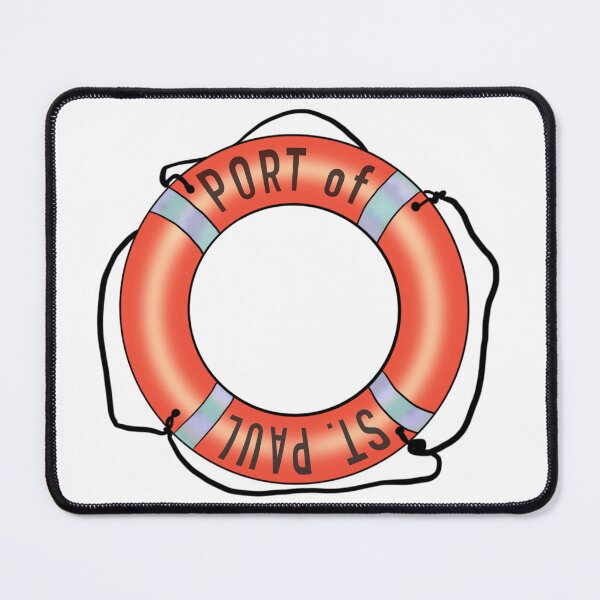Item preview, Port of St. Paul Life Ring designed and sold by Rivercapn.