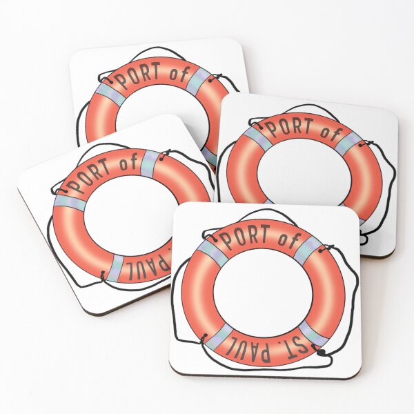 Item preview, Port of St. Paul Life Ring  designed and sold by Rivercapn.