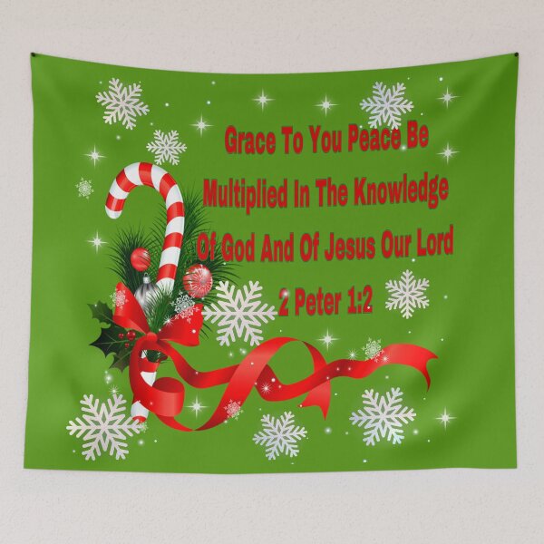 Item preview, Bible Verse 2 Peter 1:2 designed and sold by atroffire.