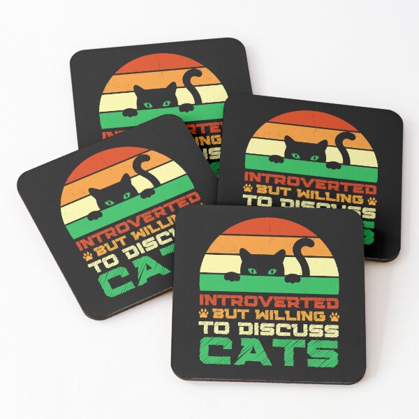 Item preview, Introverted But Willing To Discuss Cats Funny Gifts For Cat Lover Introvert designed and sold by nquestiaa.