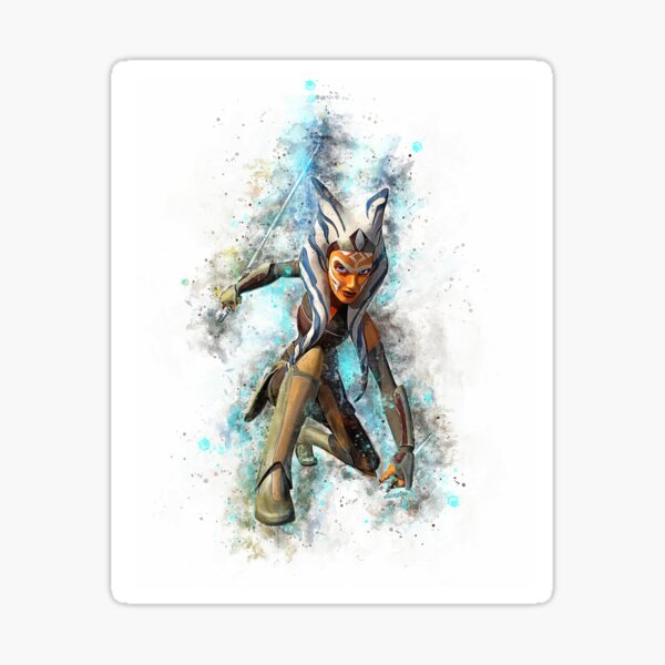 "Ahsoka Tano Digital print Ahsoka Tano Print Ahsoka Tano Painting