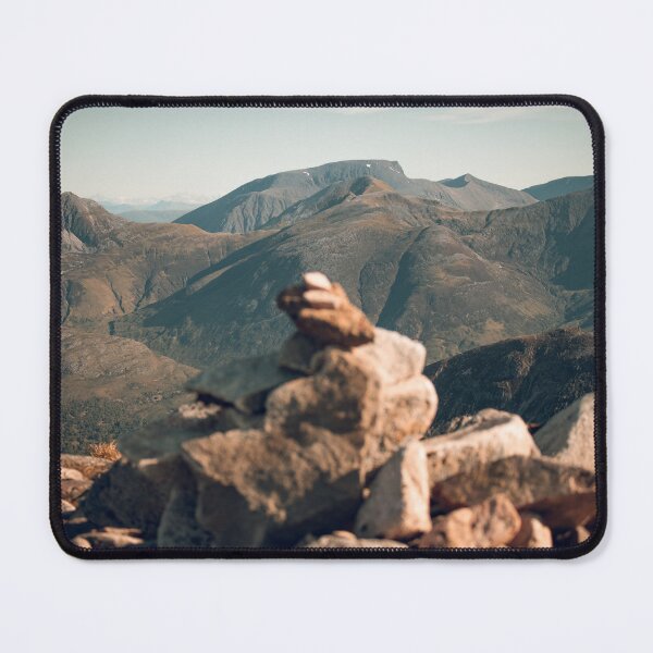 Item preview, Ben Nevis and The Mamores View from Aonach Eagach Ridge in Glencoe, Scottish Highlands  designed and sold by BackpackTravel.