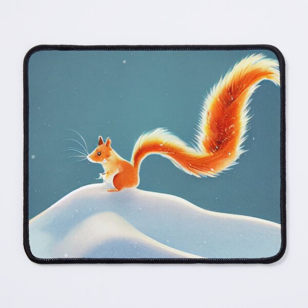 Item preview, Cute baby squirrel in a snowbank designed and sold by Juisevo.