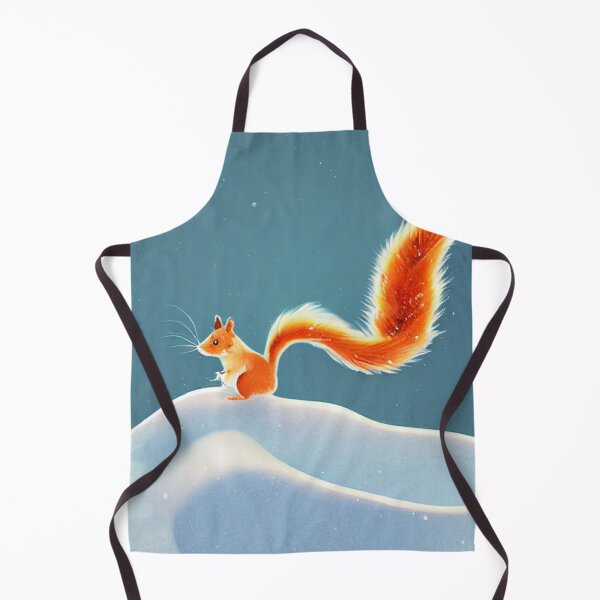 Item preview, Cute baby squirrel in a snowbank designed and sold by Juisevo.