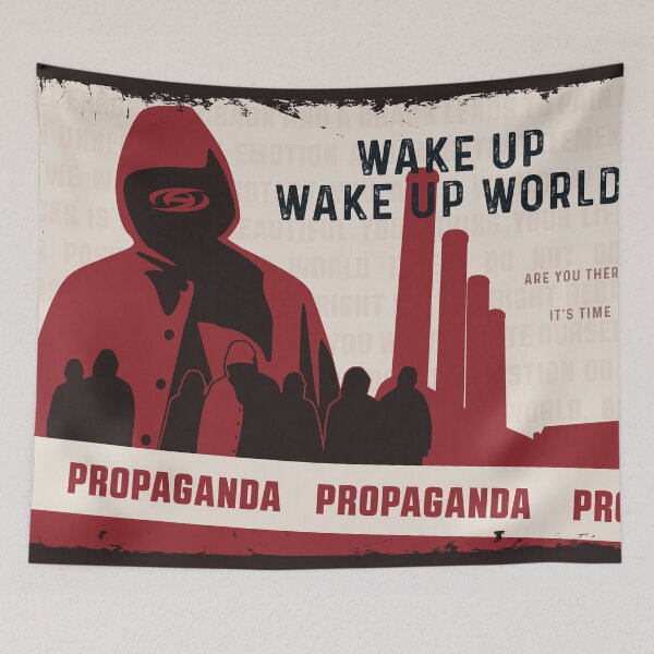 Item preview, ATZ Wake Up World designed and sold by GingerDesigner.