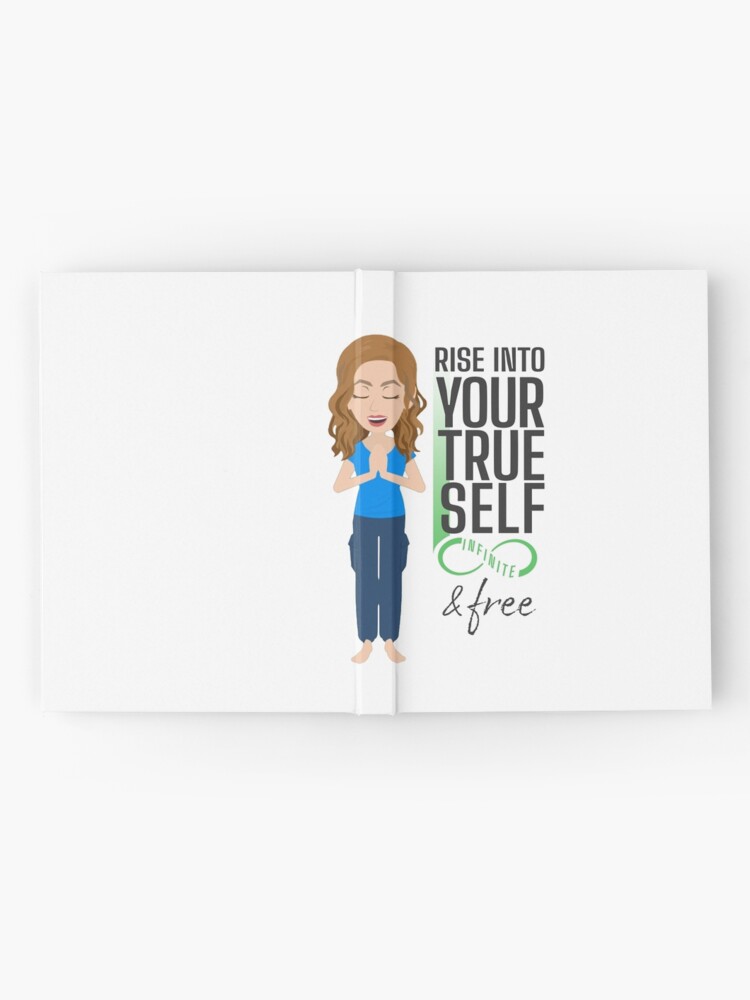 Thumbnail 2 of 3, Hardcover Journal, Rise Into Your True Self designed and sold by TheMaryGroup.