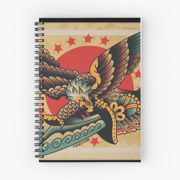 Item preview, Traditional Eagle And Dagger Print designed and sold by Aloha-Life-808.
