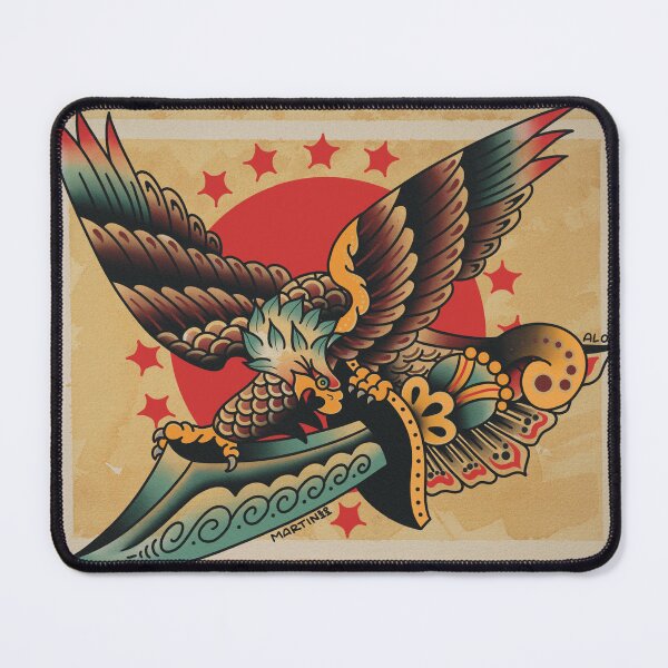 Item preview, Traditional Eagle And Dagger Print designed and sold by Aloha-Life-808.