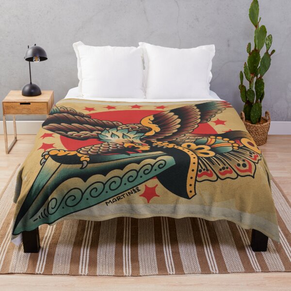 Item preview, Traditional Eagle And Dagger Print designed and sold by Aloha-Life-808.