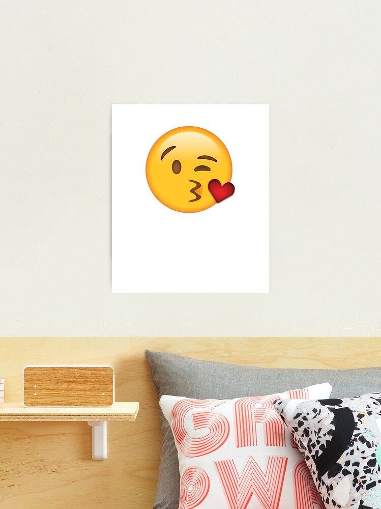 Personalized Blowing Kiss Emoji Blanket – Designs by Chad & Jake