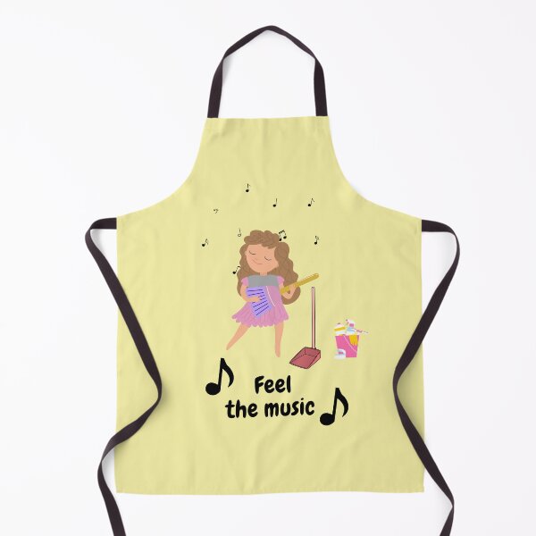 Item preview, girl using broom as a guitar- girl playing guitar designed and sold by Passacagliabusra.