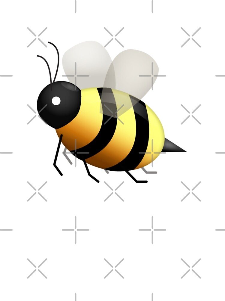 Abeille mignonne Emoji Foulard