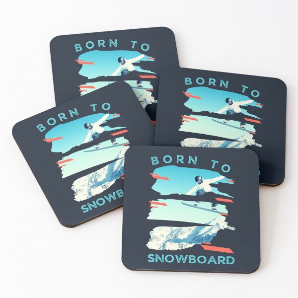 Item preview, Born to snowboard cool snowboard design designed and sold by reka88.
