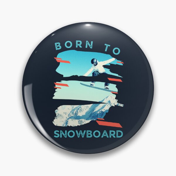 Item preview, Born to snowboard cool snowboard design designed and sold by reka88.