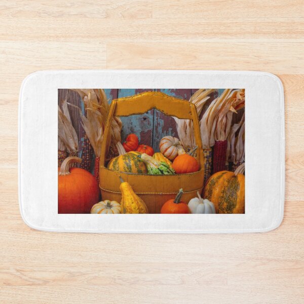 Item preview, Yellow Bucket With Autumn Harvest designed and sold by Garry Gay.