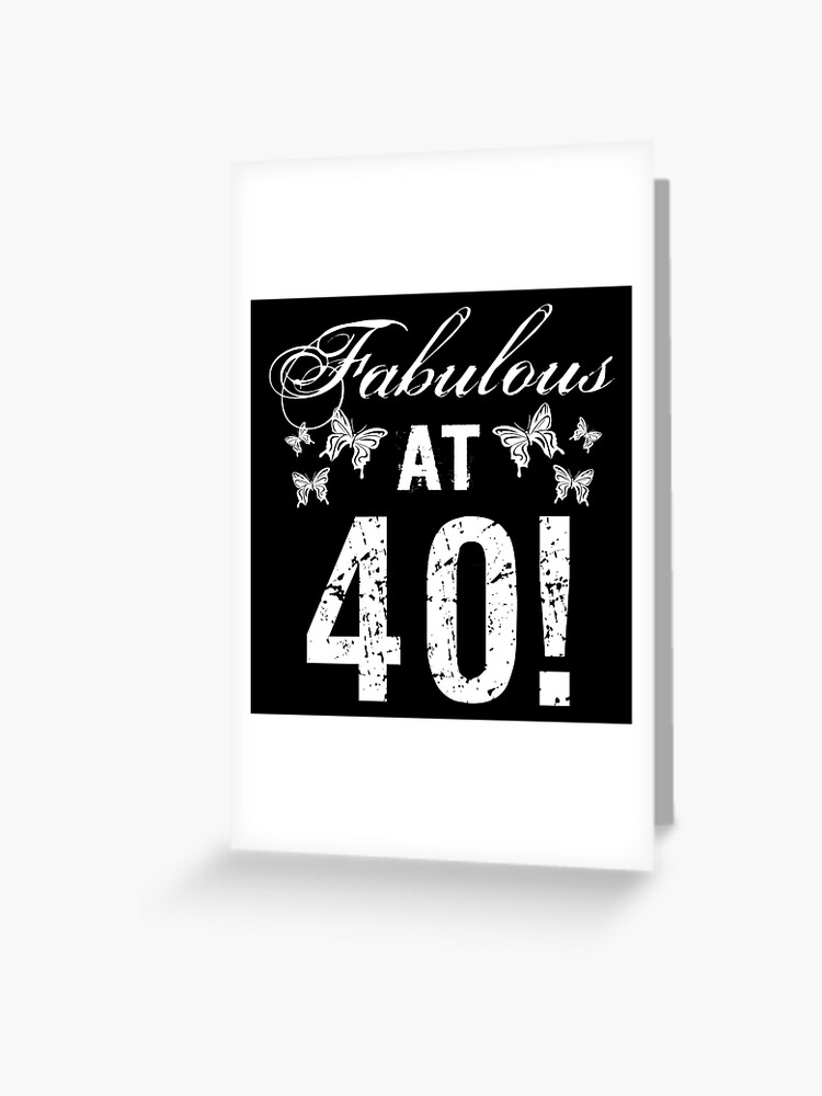 Tarjetas de felicitación for Sale con la obra «40 cumpleaños para mujeres»  de thepixelgarden