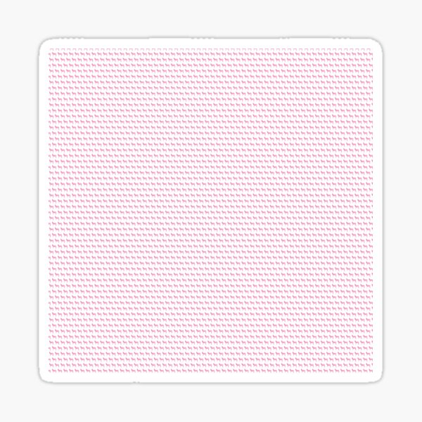 Zèbre rose, multi Sticker