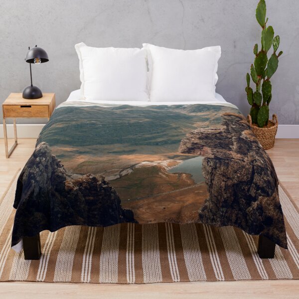 Item preview, Glencoe Valley and Mountain View from Aonach Eagach Ridge on a Cloudy Day, Glencoe, Scottish Highlands designed and sold by BackpackTravel.