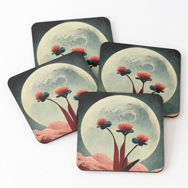 Item preview, Funny moon flowers designed and sold by Juisevo.