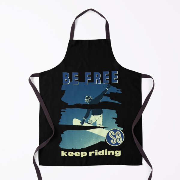 Item preview, Be free and keep riding cool snowboard design designed and sold by reka88.