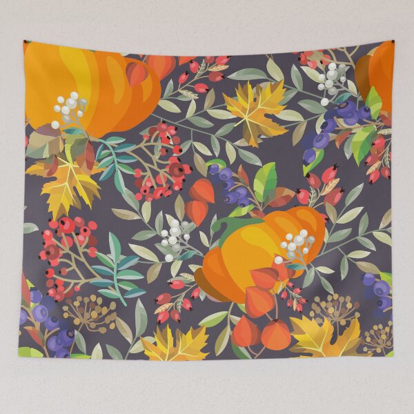 Item preview, Autumn Flowers Pattern 12 designed and sold by stylebytara.