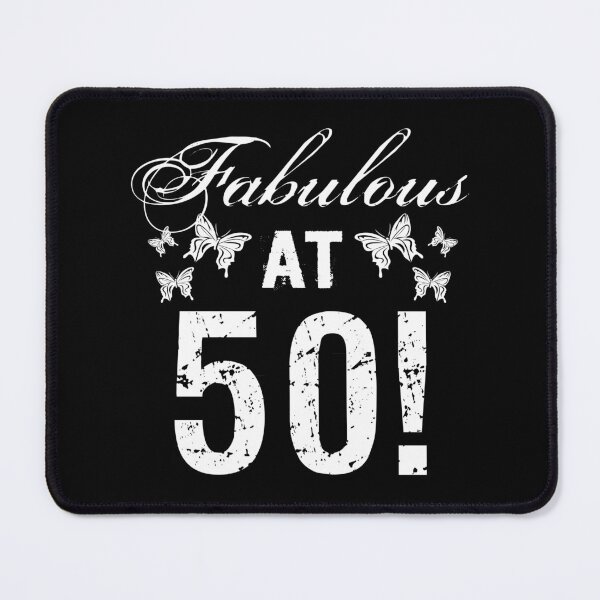 Item preview, Fabulous 50th Birthday White designed and sold by thepixelgarden.