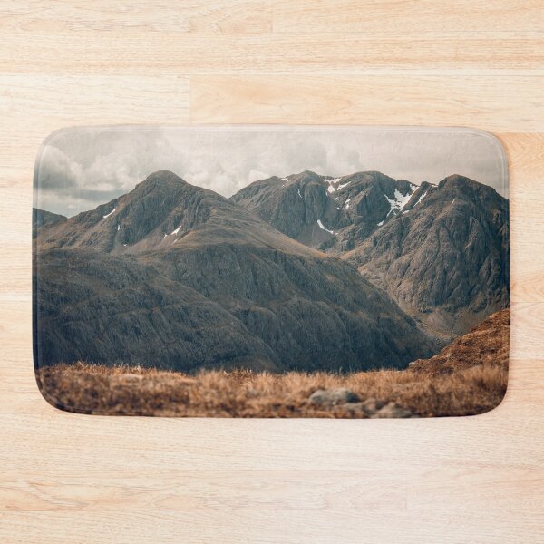 Item preview, View of Biean Nam Bian Mountain on a Moody Day in Glencoe, Scottish Highlands  designed and sold by BackpackTravel.