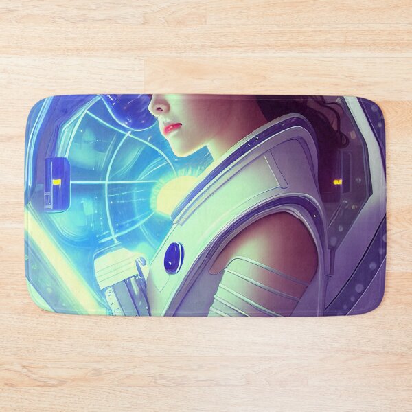 Item preview, Astronaut girl in spaceship designed and sold by Dicoart.