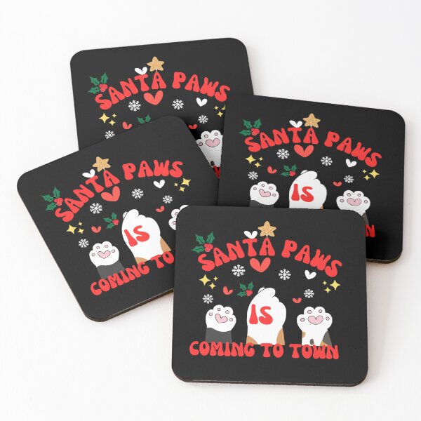 Item preview, Santa paw is coming to town retro vintage merry Christmas Christmas shirt,holly jolly  designed and sold by DesignsbyMona.