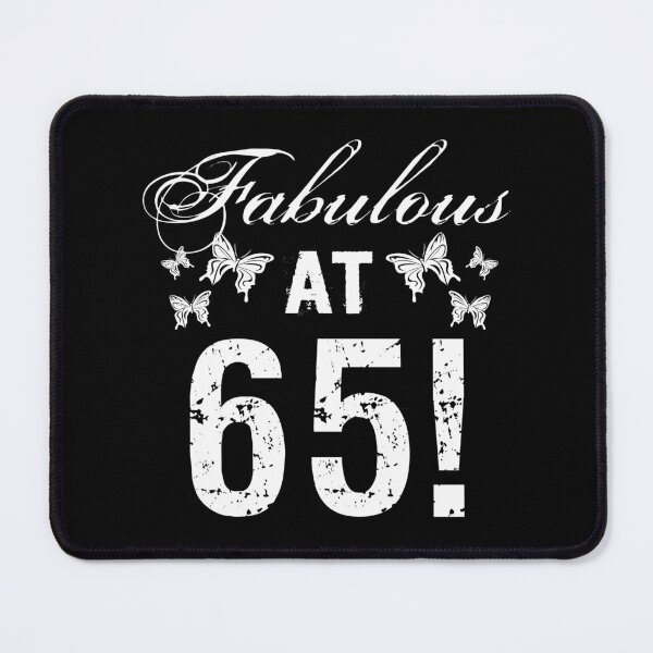 Item preview, Fabulous 65th Birthday White designed and sold by thepixelgarden.