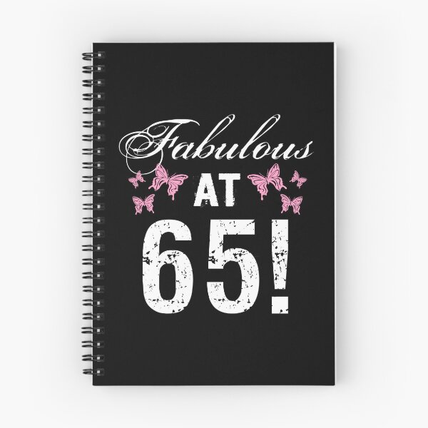 Item preview, Fabulous 65th Birthday White Pink designed and sold by thepixelgarden.