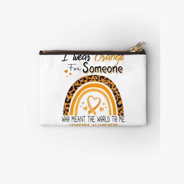 Item preview, Leukemia Awareness I Wear Orange for Someone Who Meant The World To Me designed and sold by GennieShop.