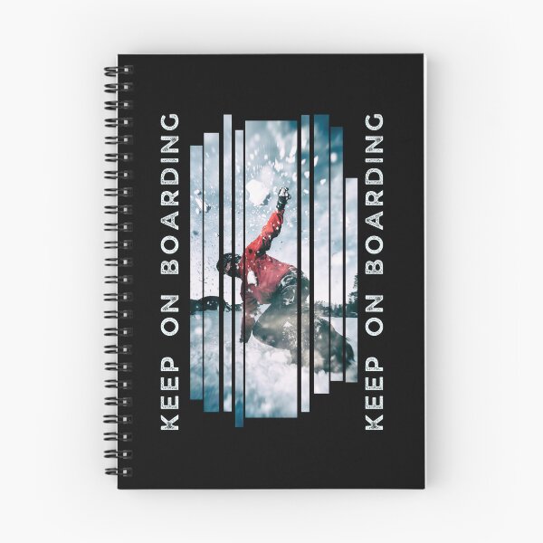 Item preview, Keep on boarding cool snowboard design designed and sold by reka88.