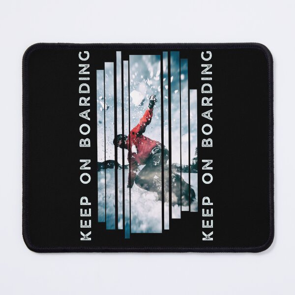Item preview, Keep on boarding cool snowboard design designed and sold by reka88.