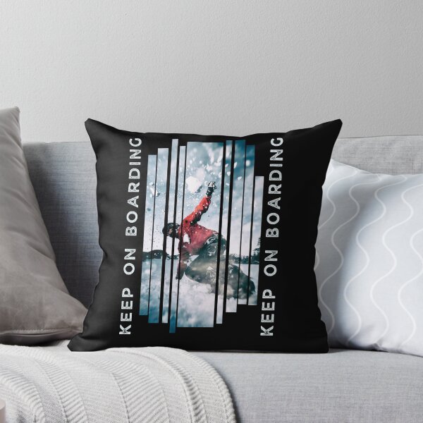 Item preview, Keep on boarding cool snowboard design designed and sold by reka88.