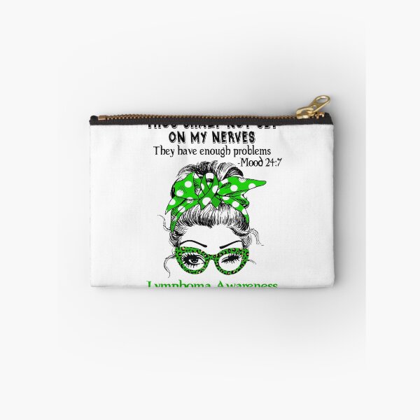Item preview, Lymphoma Awareness - Thou Shalt Not Get On My Nerves they have enough problems designed and sold by Aaron309.