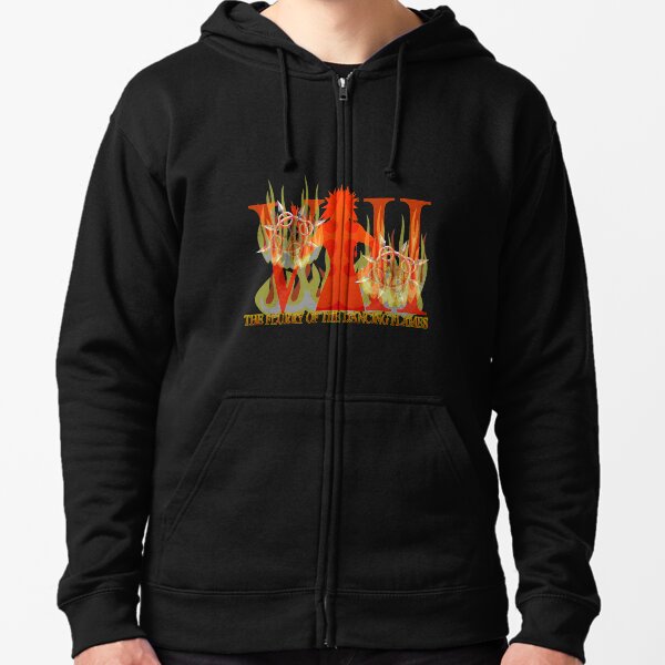 THE FLURRY OF THE DANCING FLAMES Zipped Hoodie