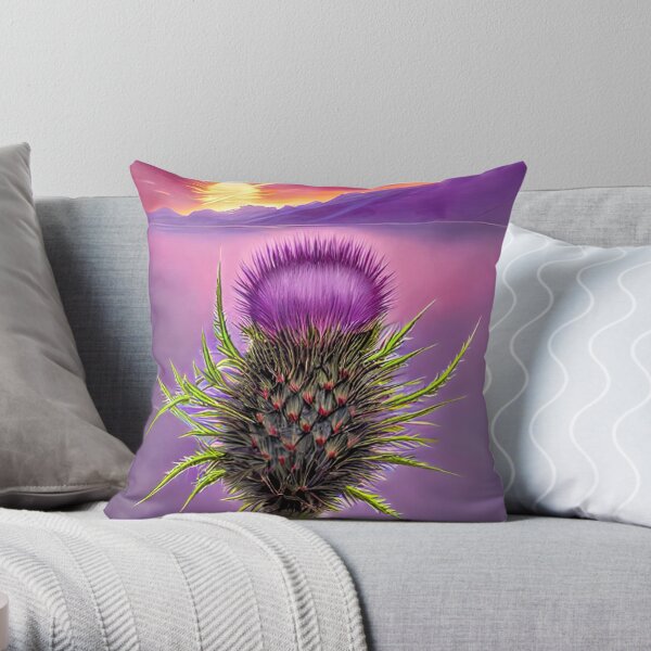 Thistle cushion sale