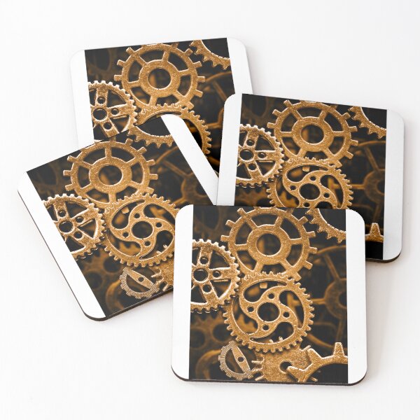 Item preview, Steampunk Golden Gears designed and sold by TFM-Novelties.