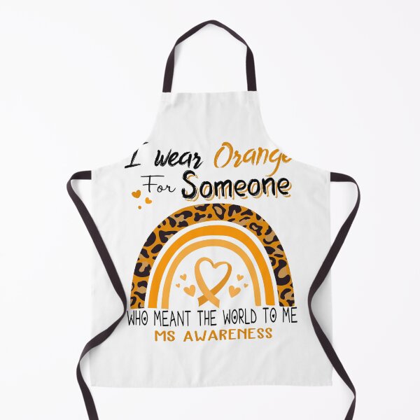 Item preview, MS Awareness I Wear Orange for Someone Who Meant The World To Me designed and sold by GennieShop.