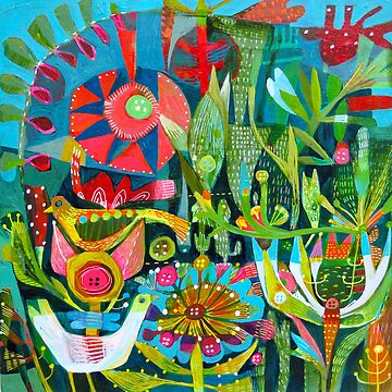 Aperçu de l'œuvre Oiseaux et Boutons de Este MacLeod